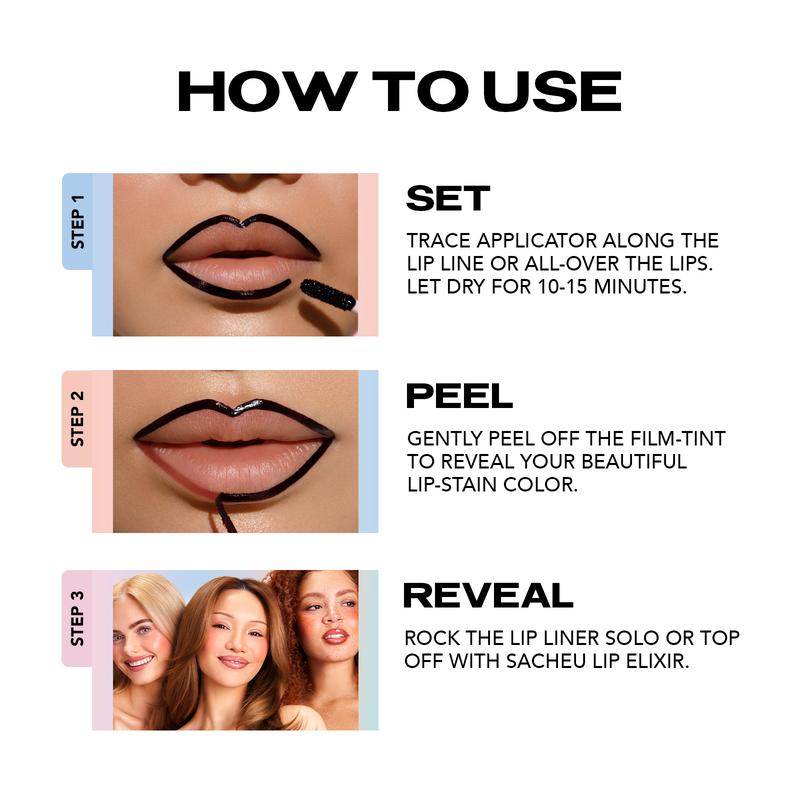 PEEL-OFF LIP LINER STAIN - ALL DAY & NIGHT LIPLINER