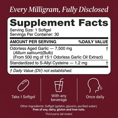 Aged Garlic Extracts - Odorless