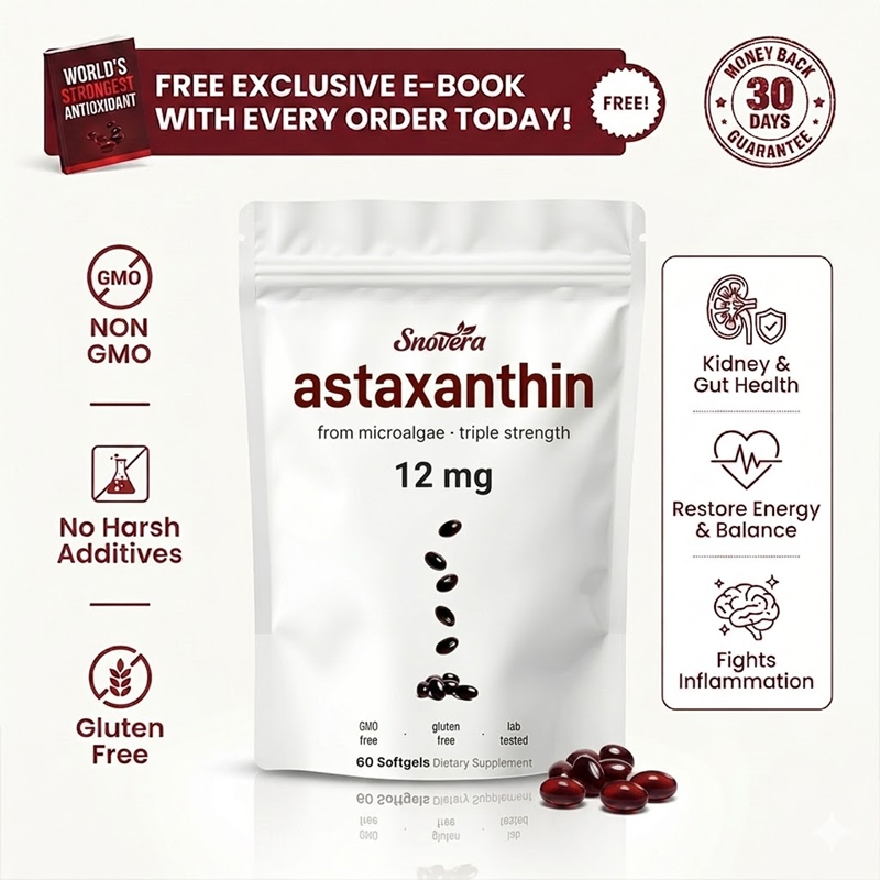 Snovera Astaxanthin 12mg Softgel