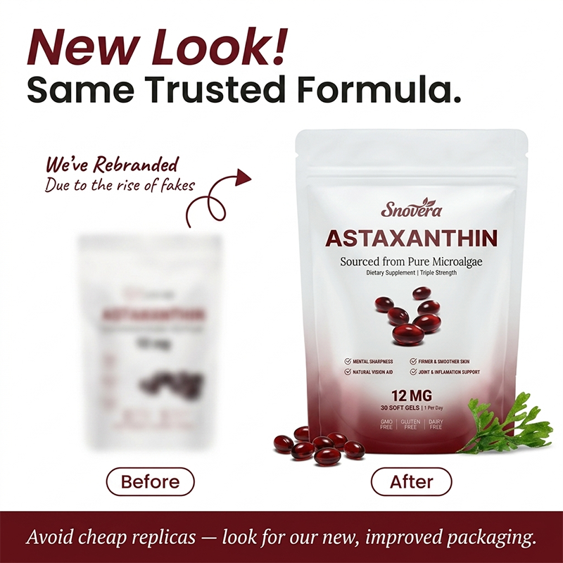 Snovera Astaxanthin 12mg Softgels