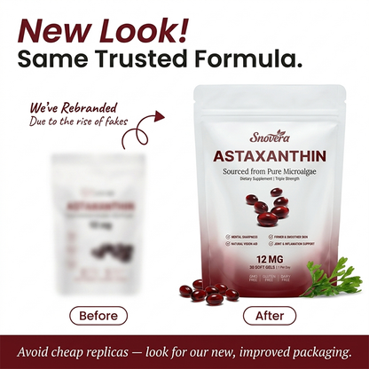 Snovera Astaxanthin 12mg Softgels