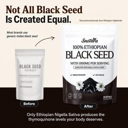 Ethiopian Black Seed Oil 1000mg Equivalent