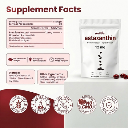 Snovera Astaxanthin 12mg Softgel