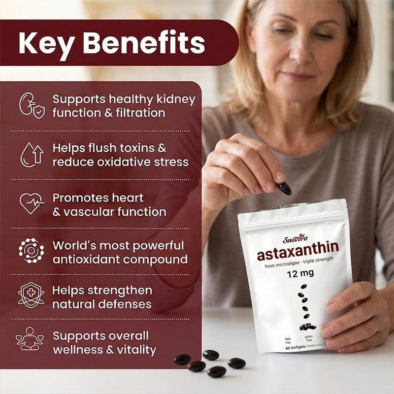 Snovera Astaxanthin 12mg Softgel