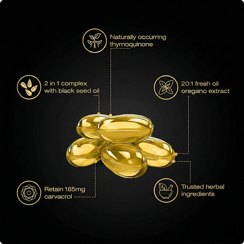 Wild Oregano Oil Softgels