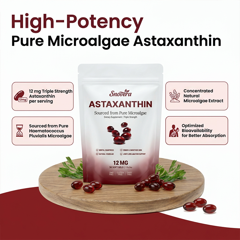 Snovera Astaxanthin 12mg Softgels