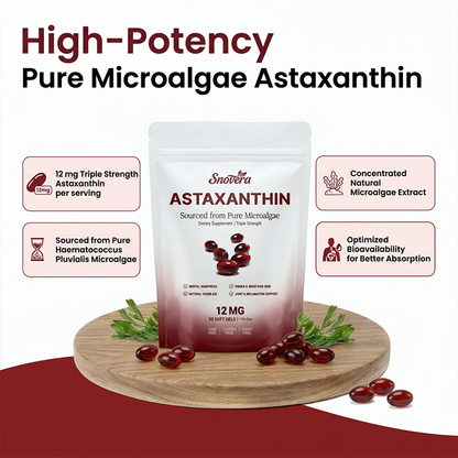 Snovera Astaxanthin 12mg Softgels