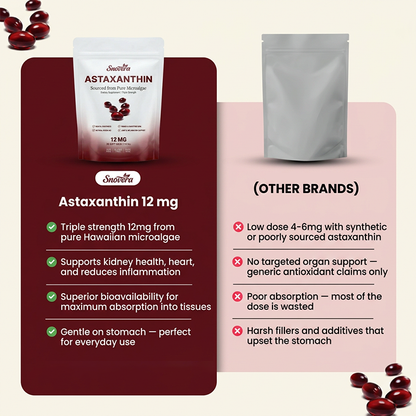 Snovera Astaxanthin 12mg Softgels
