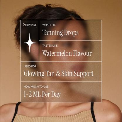 Snovera Tanning Drops – Glow With Every Sip